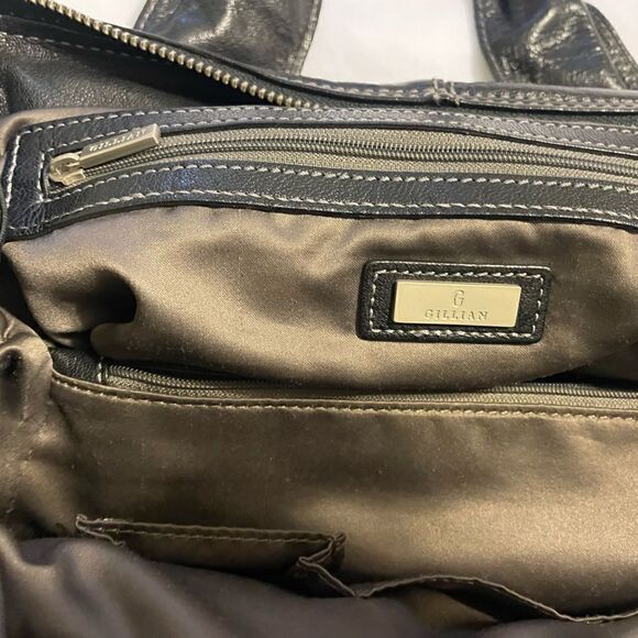 Gillian” genuine lather handbag - Picture 4 of 6